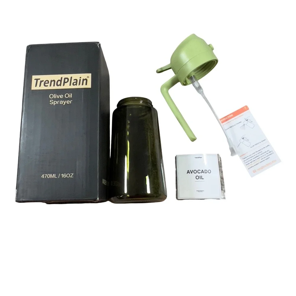 TrendPlain 16 Oz Olive Oil‎ Pour Spray Kitchen Gadget Air Fryer Accessory Grill